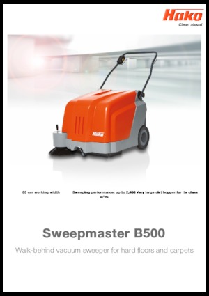 Spazzatrici stradali manuali Hako Sweepmaster B 800