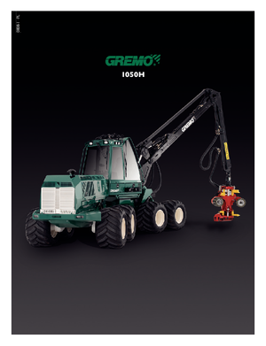 Harvester forestali Gremo 1050 H