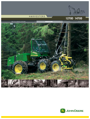 Harvester forestali John Deere 1470 D Eco III