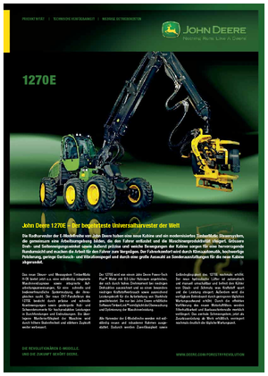 Harvester forestali John Deere 1270 E