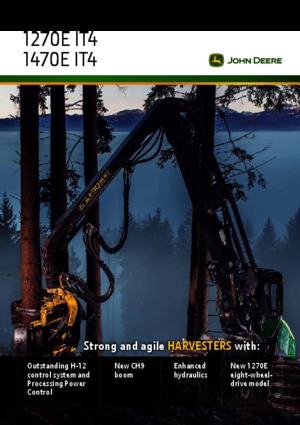Harvester forestali John Deere 1270 E IT4