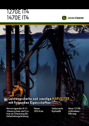 Harvester forestali John Deere 1270 E IT4