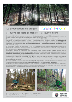 Harvester forestali MHT 132 HVT