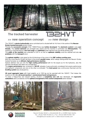 Harvester forestali Neuson-Ecotec 132 HVT