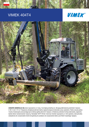 Harvester forestali Vimek 404 T 4