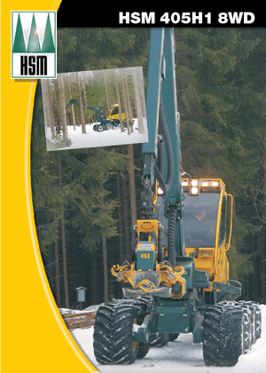Harvester forestali HSM 405 H1 8WD