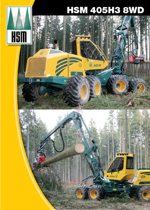 Harvester forestali HSM 405 H3 8WD