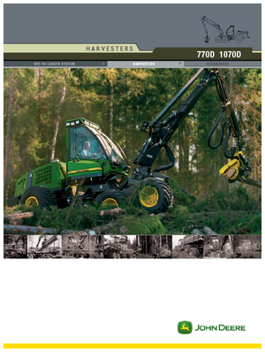 Harvester forestali John Deere 1070 D