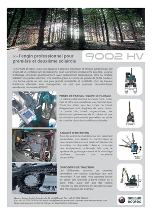 Harvester forestali Neuson-Ecotec 9002 HV
