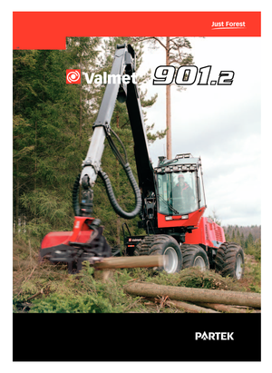 Harvester forestali Valmet 901.2