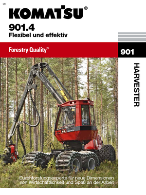 Harvester forestali Komatsu 901.4