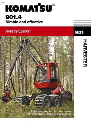 Harvester forestali Komatsu 901.4