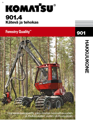 Harvester forestali Komatsu 901.4