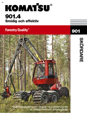 Harvester forestali Komatsu 901.4