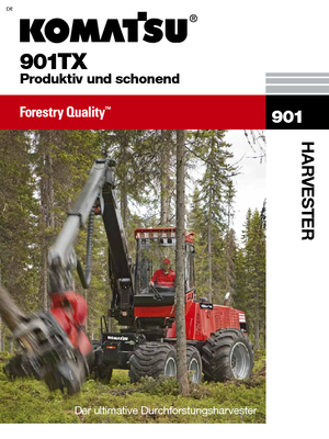 Harvester forestali Komatsu 901 TX.1