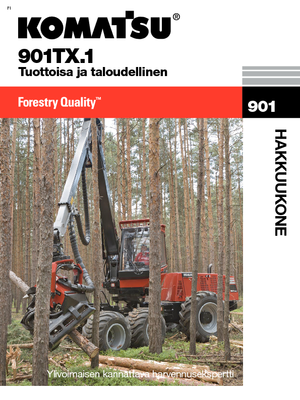 Harvester forestali Komatsu 901 TX