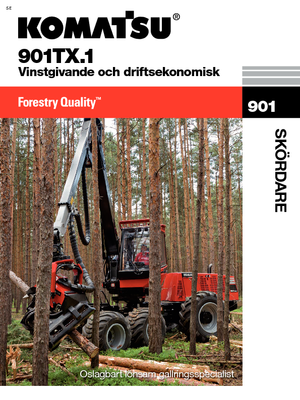 Harvester forestali Komatsu 901 TX