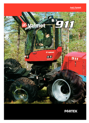 Harvester forestali Valmet 911.1