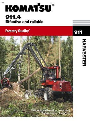Harvester forestali Komatsu 911.4