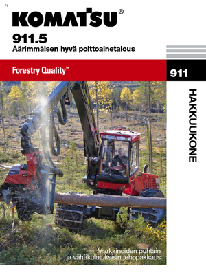 Harvester forestali Komatsu 911.5