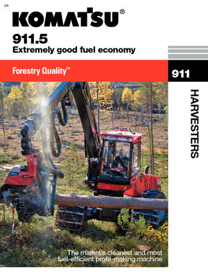 Harvester forestali Komatsu 911.5