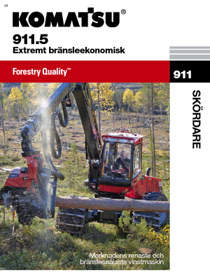 Harvester forestali Komatsu 911.5