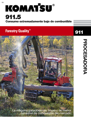Harvester forestali Komatsu 911.5