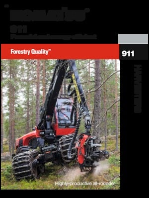 Harvester forestali Komatsu 911