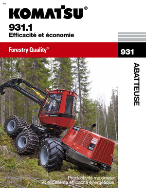 Harvester forestali Komatsu 931.1