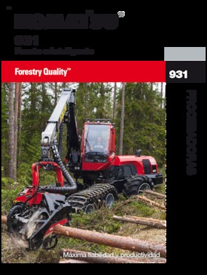 Harvester forestali Komatsu 931