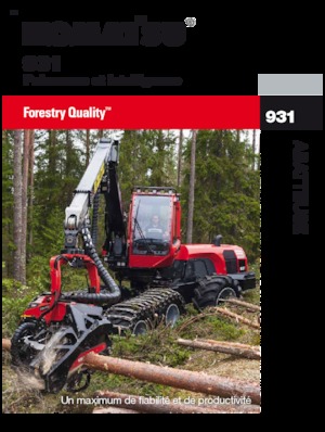 Harvester forestali Komatsu 931