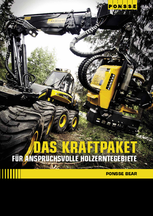 Harvester forestali Ponsse Bear