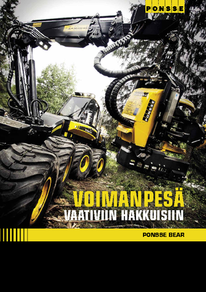 Harvester forestali Ponsse Bear