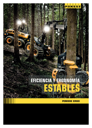 Harvester forestali Ponsse Ergo