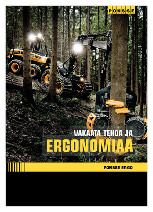 Harvester forestali Ponsse Ergo