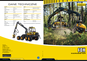 Harvester forestali Ponsse Fox