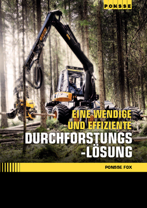 Harvester forestali Ponsse Fox