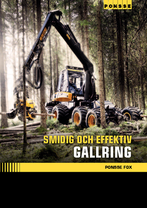 Harvester forestali Ponsse Fox