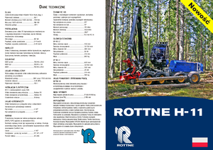 Harvester forestali Rottne H 11