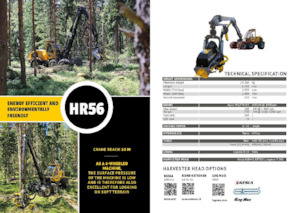 Harvester forestali Sampo Rosenlew HR56