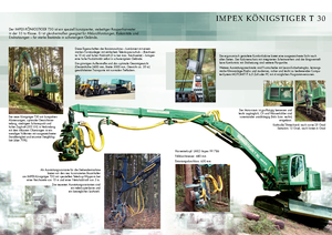 Harvester forestali Impex Königstiger T 30 Gigant