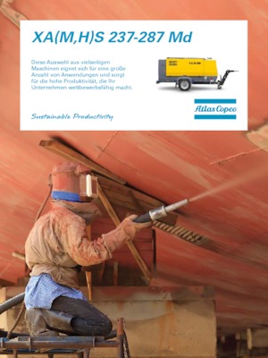Compressori Protatili - Diesel, Elettrici, Benzina Atlas Copco XAMS 287 MD
