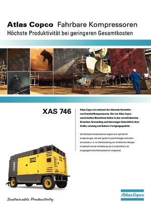 Compressori Protatili - Diesel, Elettrici, Benzina Atlas Copco XAS 746 CD