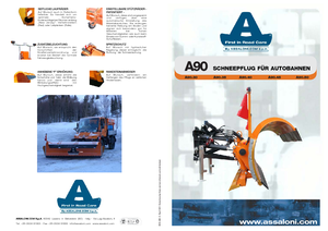 Spazzaneve per autstrada Assaloni A 90.40*