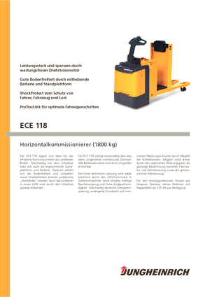 Commissionatori Jungheinrich ECE 118