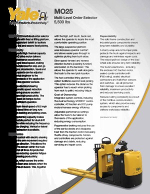 Commissionatori Yale MO25