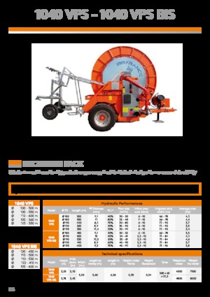 Avvolgitubo IRRIFRANCE 1040 VPS BIS 125/400