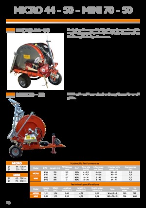 Avvolgitubo IRRIFRANCE Micro 44/122
