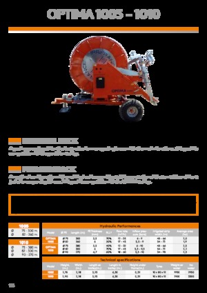 Avvolgitubo IRRIFRANCE Optima 1010 90/270