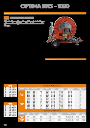 Avvolgitubo IRRIFRANCE Optima 1020 110/340
